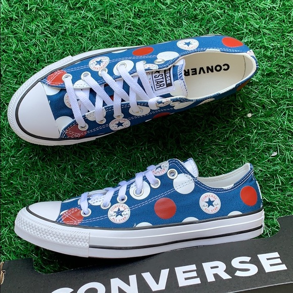 CONVERSE CTAS OX COURT BLUE/UNIVERSITY RED WMNS - Picture 13 of 16